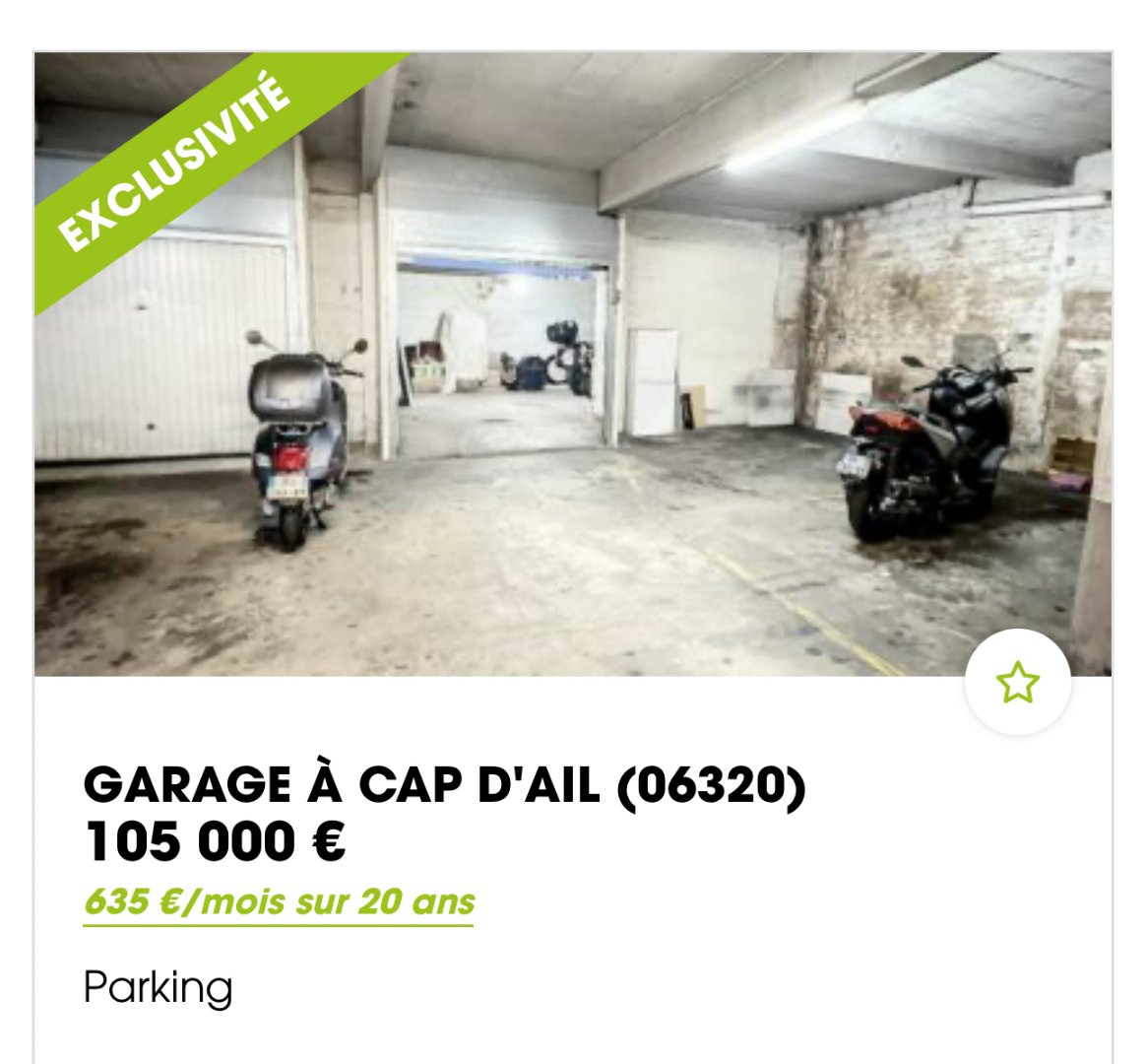 Garage à CAP D’AIL (06320) - 3011435681