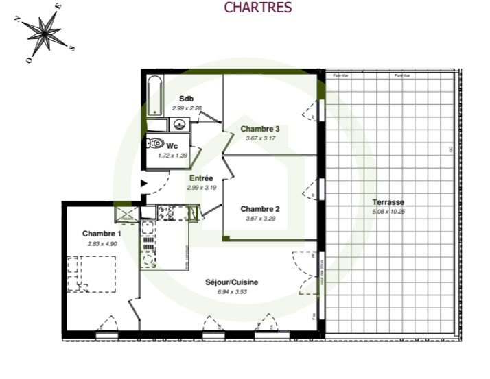 Appartement à CHARTRES (28000) - 3011433278