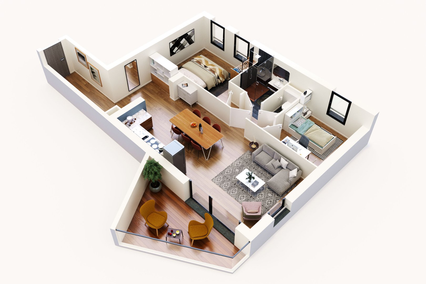 Appartement en frais réduits à MARCQ EN BAROEUL (59700) - 3011435305