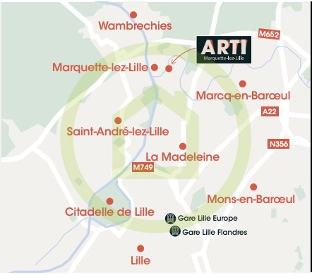 Appartement neuf à MARQUETTE LEZ LILLE (59520) - 3011441125